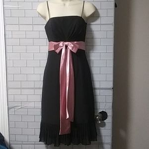 Cache black cocktail dress sz 2 VTG
